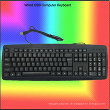 Rock Bottom Price verdrahtete USB-Computer-Tastatur (KB-1805)